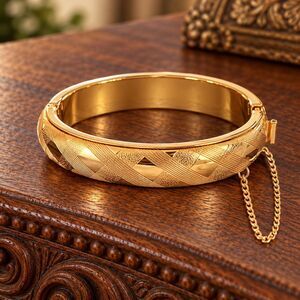 Vintage 1960s Bracelet Gold Filled Shell Basketweave Mixed Construction – 15M